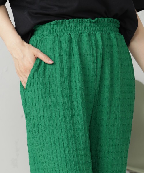 FOUND GOOD（ファウンドグッド）の「シャーリングカットパンツ（その他パンツ・レディース・アイボリー/ブラック/ブラウン系3/グリーン系5/イエロー系5・M/L/S）」の21枚目の写真