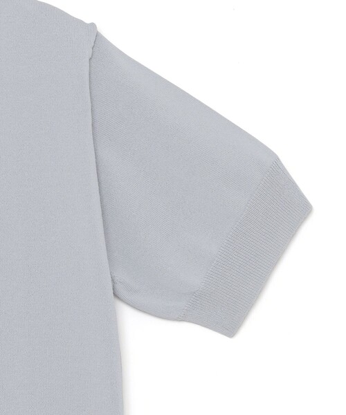 MACKINTOSH PHILOSOPHY（ﾏｯｷﾝﾄｯｼｭ ﾌｨﾛｿﾌｨｰ）の「【WEB&一部店舗限定】バイカラーニットポロカーディガン（ニット/セーター・レディース・ベージュ/ブラック/グレー系その他・38）」の6枚目の写真