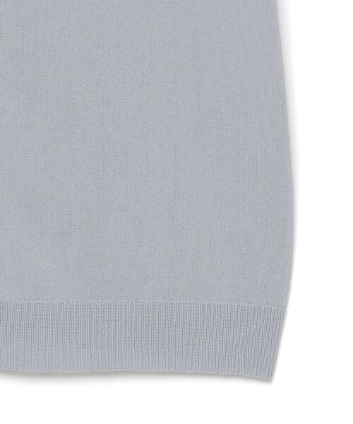 MACKINTOSH PHILOSOPHY（ﾏｯｷﾝﾄｯｼｭ ﾌｨﾛｿﾌｨｰ）の「【WEB&一部店舗限定】バイカラーニットポロカーディガン（ニット/セーター・レディース・ベージュ/ブラック/グレー系その他・38）」の7枚目の写真