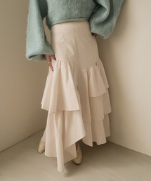 mideal | random tiered skirt / ランダムティアードスカート(スカート)