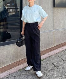 FR刺繍5分袖スウェット