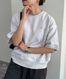 fredy emue | FR刺繍5分袖スウェット(スウェット)