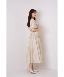 ワンピース herlipto Airy Volume Sleeve Dress lilac Her lip to（ハーリップトゥー）の「Airy Volume Sleeve Dress