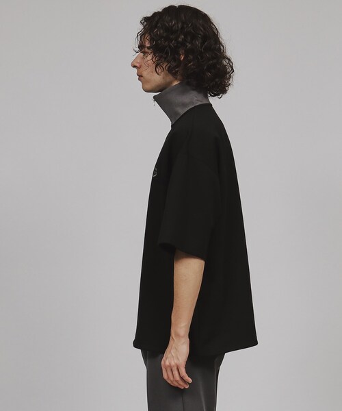 tk.TAKEO KIKUCHI(ティーケータケオキクチ)の「◆配色ハーフジップカットソー(Tシャツ/カットソー・メンズ・ホワイト系5/ブラック系4/ブルー系4・02/03)」の22枚目の写真