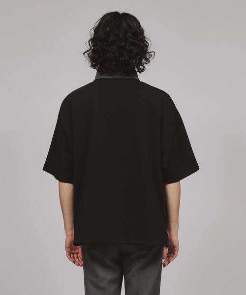 tk.TAKEO KIKUCHI(ティーケータケオキクチ)の「◆配色ハーフジップカットソー(Tシャツ/カットソー・メンズ・ホワイト系5/ブラック系4/ブルー系4・02/03)」の21枚目の写真