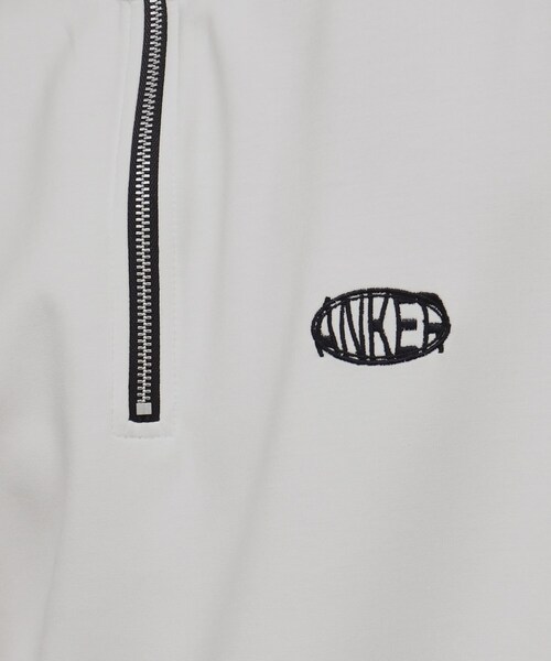 tk.TAKEO KIKUCHI(ティーケータケオキクチ)の「◆配色ハーフジップカットソー(Tシャツ/カットソー・メンズ・ホワイト系5/ブラック系4/ブルー系4・02/03)」の11枚目の写真