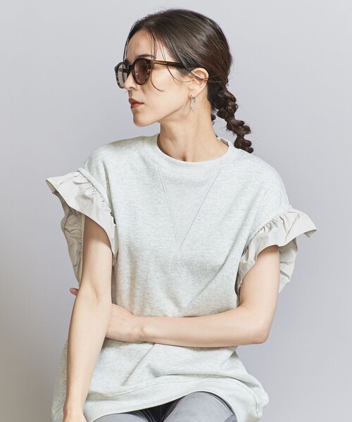 BEAUTY&YOUTH UNITED ARROWS(ビューティーアンドユースユナイテッドアローズ)の「ラウンド サングラス(サングラス・レディース・ベージュ/ブラウン・FREE)」の6枚目の写真