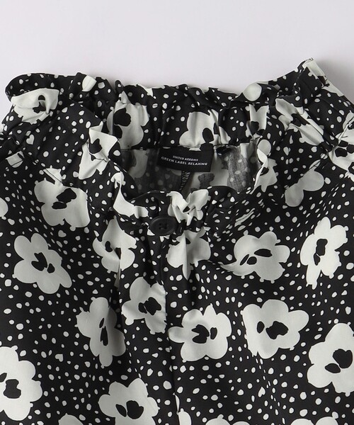 green label relaxing（グリーンレーベルリラクシング）の「フラワープリント アラジンパンツ 100cm-130cm（その他パンツ・キッズ・ブラック/ケリー・110cm/120cm/130cm/100cm）」の6枚目の写真