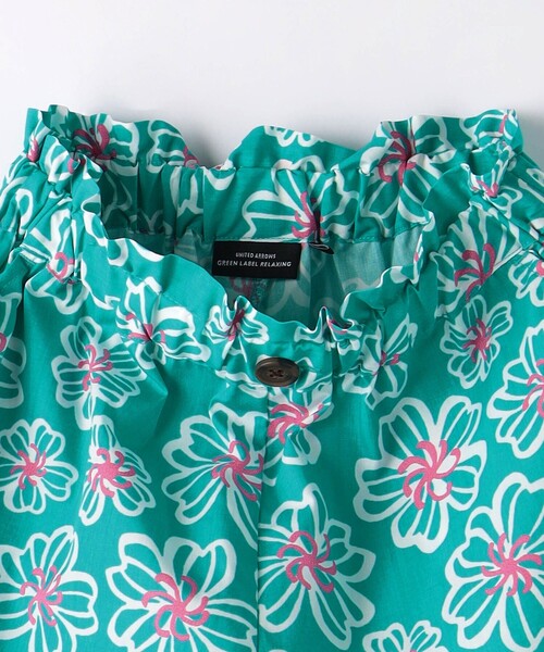 green label relaxing（グリーンレーベルリラクシング）の「フラワープリント アラジンパンツ 100cm-130cm（その他パンツ・キッズ・ブラック/ケリー・110cm/120cm/130cm/100cm）」の12枚目の写真
