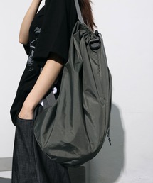 FOLLOWIN | [UNISEX]ナイロンストリングクロスダブルバック(ショルダーバッグ)