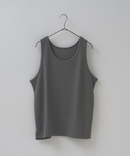 WHIMSIC（ウィムジック）の「【UNISEX】オーバーダイサーマルタンクトップ（タンクトップ・メンズ・チャコールグレー/ピンク/イエロー/ブルー・FREE）」の7枚目の写真