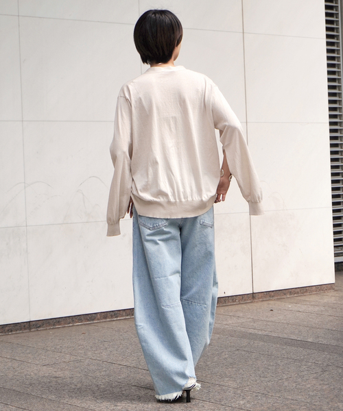 エヴリディアイライク EVERYDAY I LIKE シアーカーディガン 長袖 ドゥーズィエムクラス エブリデイアイライク Semi Sheer