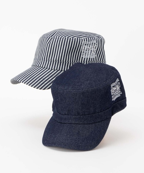 EDWIN（エドウィン）の「EDWIN ジュニア ワーク刺繍キャップ（キャップ・キッズ・ネイビー/ストライプ・フリー）」の8枚目の写真