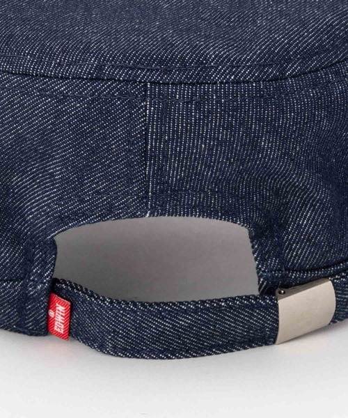 EDWIN（エドウィン）の「EDWIN ジュニア ワーク刺繍キャップ（キャップ・キッズ・ネイビー/ストライプ・フリー）」の3枚目の写真