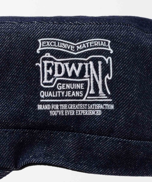 EDWIN（エドウィン）の「EDWIN ジュニア ワーク刺繍キャップ（キャップ・キッズ・ネイビー/ストライプ・フリー）」の6枚目の写真