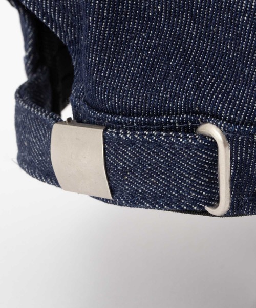 EDWIN（エドウィン）の「EDWIN ジュニア ワーク刺繍キャップ（キャップ・キッズ・ネイビー/ストライプ・フリー）」の4枚目の写真