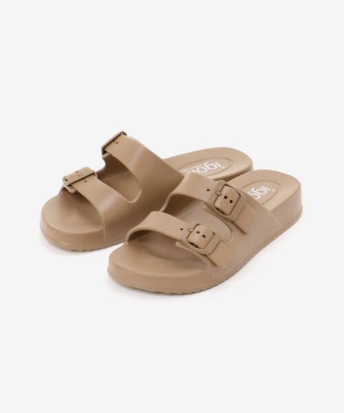 le.coeur blanc（ルクールブラン）の「IGOR バックルサンダル（サンダル・レディース・ブラック/ベージュ・36/37）」の8枚目の写真