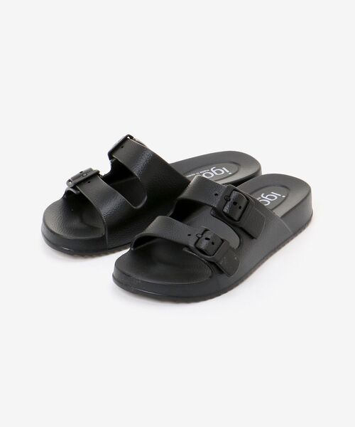 le.coeur blanc（ルクールブラン）の「IGOR バックルサンダル（サンダル・レディース・ブラック/ベージュ・36/37）」の9枚目の写真