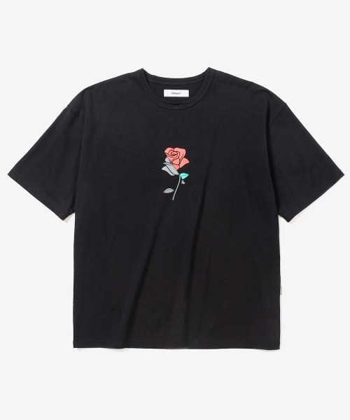 rehacer（レアセル）の「rehacer : Flower Change Stitch CS / フラワーチェンジステッチ カットソー（Tシャツ/カットソー・メンズ・ブラック/ホワイト・LARGE/SMALL/MEDIUM/X-LARGE）」の12枚目の写真