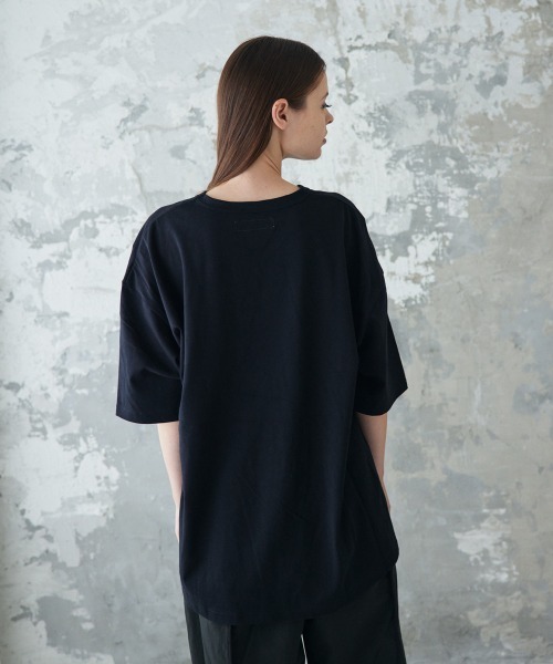 rehacer（レアセル）の「rehacer : Flower Change Stitch CS / フラワーチェンジステッチ カットソー（Tシャツ/カットソー・メンズ・ブラック/ホワイト・LARGE/SMALL/MEDIUM/X-LARGE）」の11枚目の写真