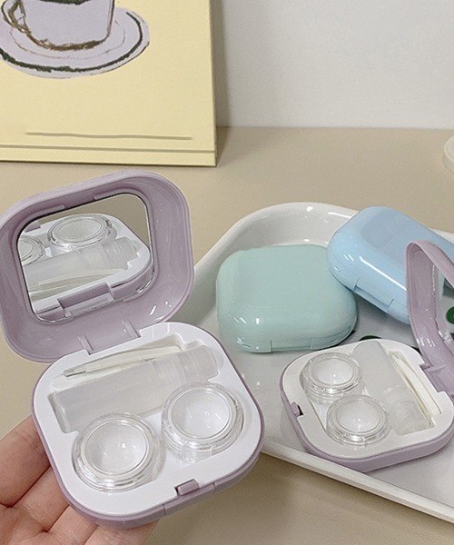 Miniministore(ミニミニストア)の「内鏡付きコンタクトレンズケースセット無地(その他ビューティーグッズ・レディース・ライトブルー/ミント/ラベンダー/ピンク/ホワイト・FREE)」の6枚目の写真