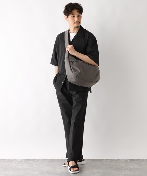 GLOBAL WORK（グローバルワーク）の「撥水スマらくムーンショルダー/128509（ショルダーバッグ・メンズ・ブラック/グレー・FREE）」の7枚目の写真