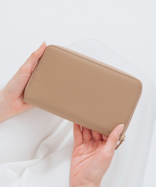 MURA（ムラ）の「牛革 スキミング防止 大容量 通帳ケース（パスポートケース・レディース・ピンク/ブラック/グレー/ベージュ/グリーン・FREE）」の13枚目の写真