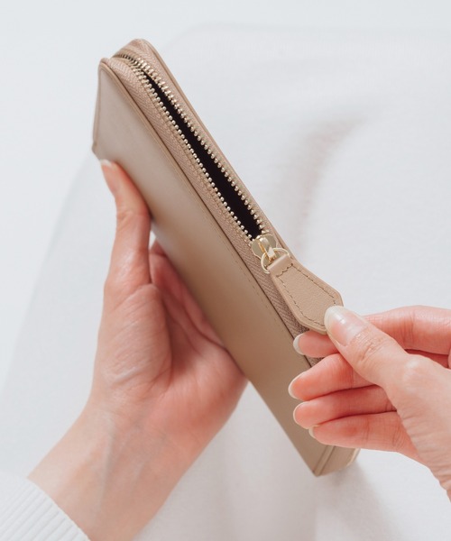 MURA（ムラ）の「牛革 スキミング防止 大容量 通帳ケース（パスポートケース・レディース・ピンク/ブラック/グレー/ベージュ/グリーン・FREE）」の14枚目の写真