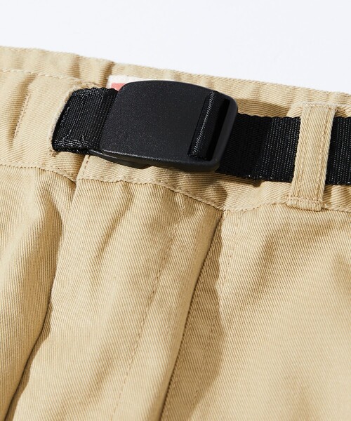 HINSON(ヒンソン)の「HINSON/ヒンソン ワイドテーパードシルエット ウェービングベルト ベイカーツイルパンツ/クライミングパンツ/ツイルパンツ/ワイドシルエット/ベイカーパンツ(カーゴパンツ・メンズ・ブラック/ベージュ/オリーブ・MEDIUM/LARGE)」の6枚目の写真