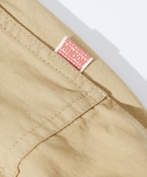 HINSON(ヒンソン)の「HINSON/ヒンソン ワイドテーパードシルエット ウェービングベルト ベイカーツイルパンツ/クライミングパンツ/ツイルパンツ/ワイドシルエット/ベイカーパンツ(カーゴパンツ・メンズ・ブラック/ベージュ/オリーブ・MEDIUM/LARGE)」の9枚目の写真