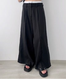 Heather | ダブルウエストスラックスパンツ　131521(スラックス)