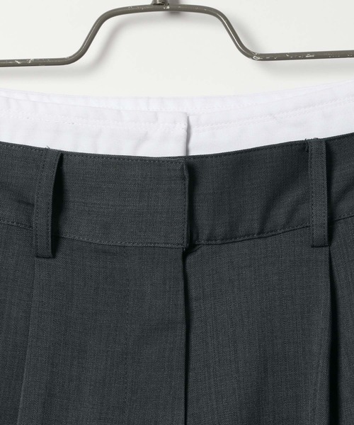セール】ダブルウエストスラックスパンツ 131521（スラックス