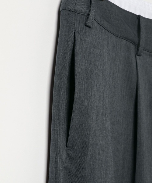 Heather（ヘザー）の「ダブルウエストスラックスパンツ　131521（スラックス・レディース・ブラック/チャコールグレー/グレー系その他・S/M）」の6枚目の写真