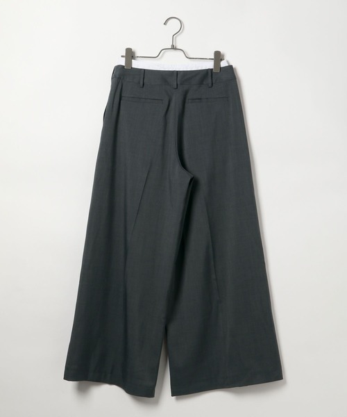 Heather（ヘザー）の「ダブルウエストスラックスパンツ　131521（スラックス・レディース・ブラック/チャコールグレー/グレー系その他・S/M）」の10枚目の写真