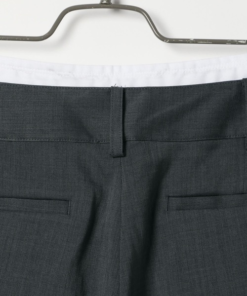 Heather（ヘザー）の「ダブルウエストスラックスパンツ　131521（スラックス・レディース・ブラック/チャコールグレー/グレー系その他・S/M）」の11枚目の写真