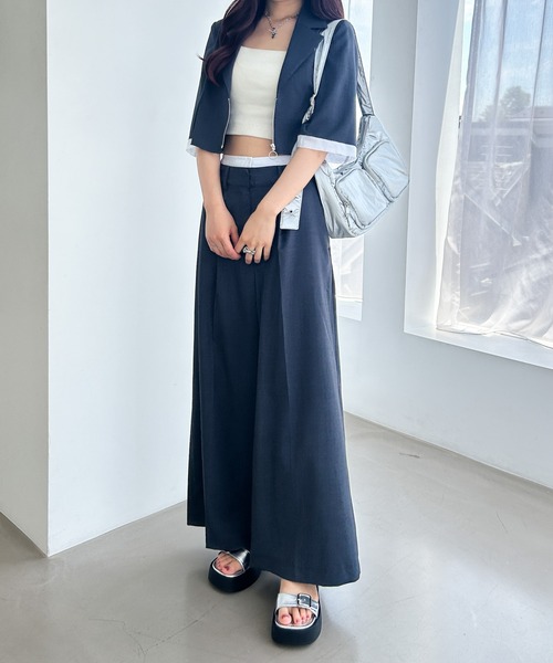 パンツ gadidanoniem HEATHER black Heather（ヘザー）の「Ladyカーゴパンツ 183812（カーゴパンツ）」 - WEAR