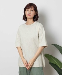 Healthknit(ヘルスニット)【レディース】クルーネック半袖Tシャツ
