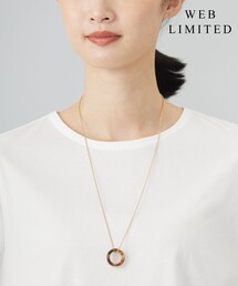 J.PRESS（ジェイプレス）の「【WEB限定】3WAYマーブル スカーフリングネックレス（ネックレス）」
