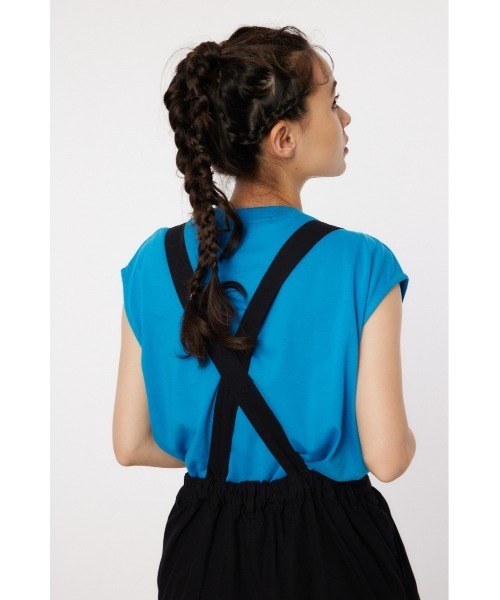 RODEO CROWNS WIDE BOWL（ロデオクラウンズワイドボウル）の「シャーリングタンクトップ（タンクトップ・レディース・ブラック/オフホワイト/ライトイエロー/ブルー・FREE）」の7枚目の写真