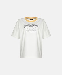 【メトロシティ】La Vita E Bella Tシャツ 半袖 デザイン ロゴ レトロ