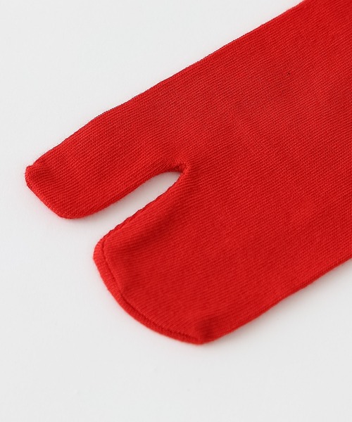 COLONY 2139（コロニートゥーワンスリーナイン）の「足袋ソックス(20cm丈)（ソックス/靴下・レディース・ブラック/レッド/ホワイト・23-25）」の19枚目の写真