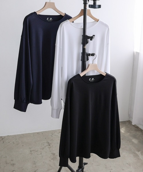 セール】シルケットボリュームスリーブプルオーバー（Tシャツ