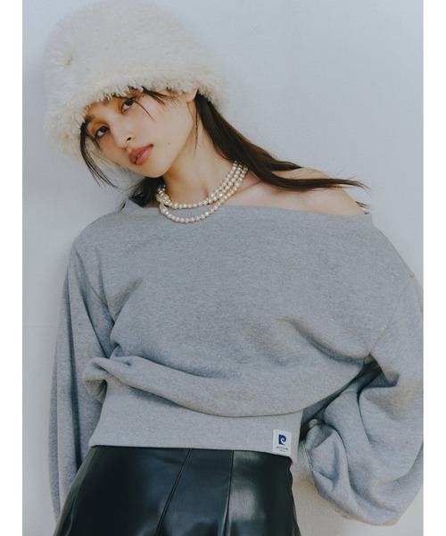 FRAY I.D（フレイアイディー）の「【pierrecardin】ファーバケットハット（ハット・レディース・アイボリー/グレー・FREE）」の4枚目の写真