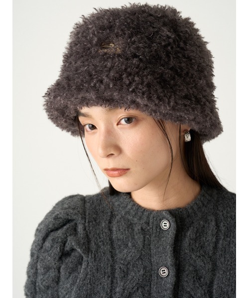 FRAY I.D（フレイアイディー）の「【pierrecardin】ファーバケットハット（ハット・レディース・アイボリー/グレー・FREE）」の12枚目の写真