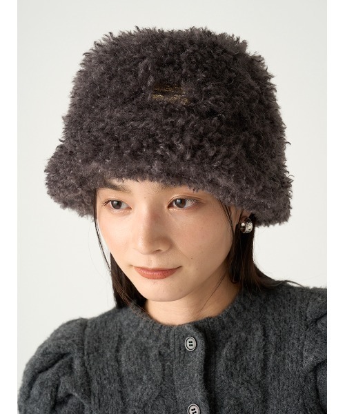 FRAY I.D（フレイアイディー）の「【pierrecardin】ファーバケットハット（ハット・レディース・アイボリー/グレー・FREE）」の11枚目の写真