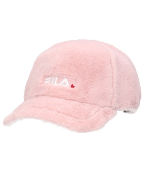 FILA（フィラ）の「FILA/フィラ　FLW FUR 6P CAP（キャップ・レディース・ピンク/ブラック/ホワイト・ONE SIZE）」の3枚目の写真