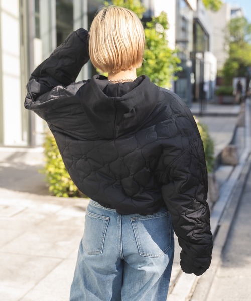 MIEL CRISHUNANT（ミエルクリシュナ）の「リバーシブルキルティングボアブルゾン（ブルゾン・レディース・アイボリー/ブラック/カーキ・FREE）」の6枚目の写真