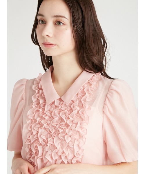 【再入荷】 CELFORD（セルフォード）の「フリルギャザーブラウスfor トップス