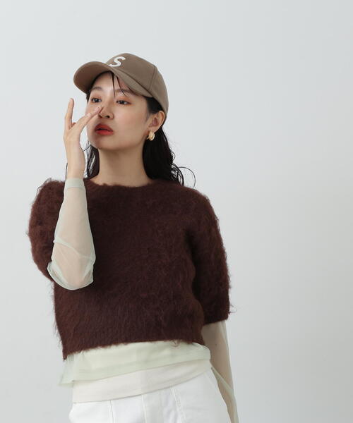 N.（N. Natural Beauty Basic）（エヌエヌナチュラルビューティーベーシック）の「◆ロゴキャップ（キャップ・レディース・ベージュ/グレー系その他・ﾌﾘ-）」の22枚目の写真