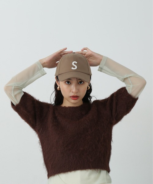 N.（N. Natural Beauty Basic）（エヌエヌナチュラルビューティーベーシック）の「◆ロゴキャップ（キャップ・レディース・ベージュ/グレー系その他・ﾌﾘ-）」の6枚目の写真